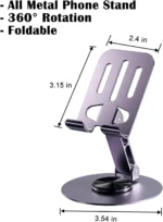360° Rotate Metal Stand for Phone Tablet Adjustable and Portable - Image 5