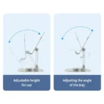 Phone Tablet's Metal Stand 360° Rotation Portable for Travel - Image 5