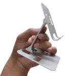 Metal Stand For Phone Tablet Foldable Adjustable And Portable - Image 2